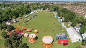 Drone Picture Bedford Car & Kite Festival
